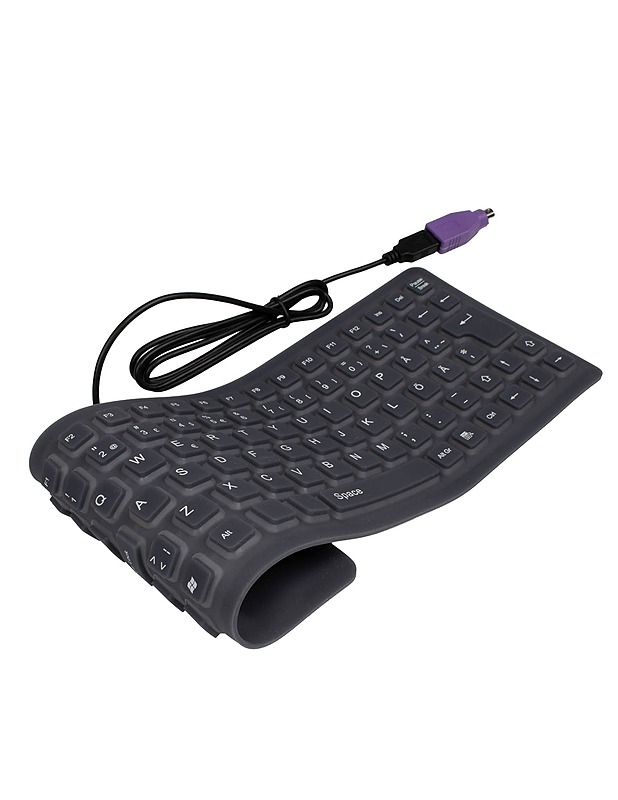 DELTACO Flexible Mini Keyboard FI/SE-layout taipuva näppäimistö - Tietokoneet - 10105560511 - 2