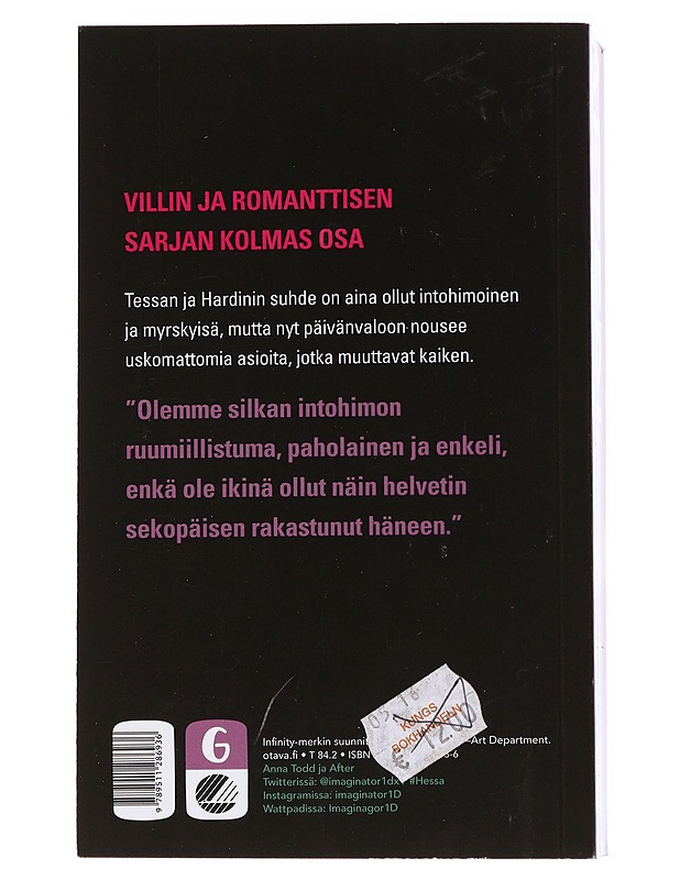 After : pudotuksen jälkeen - Todd, Anna - Romaanit ja novellit - 10105560570 - 1