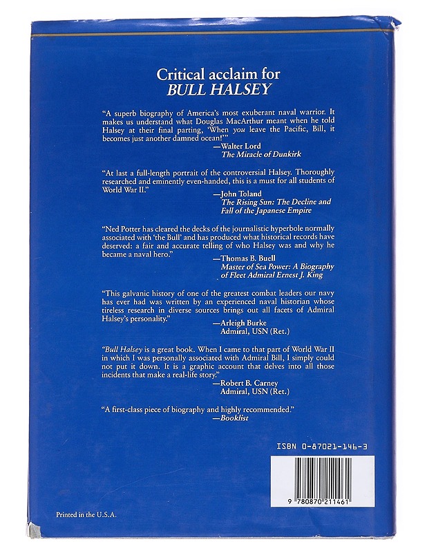 Bull Halsey - E. B. Potter - Historiakirjat - 10105560581 - 1