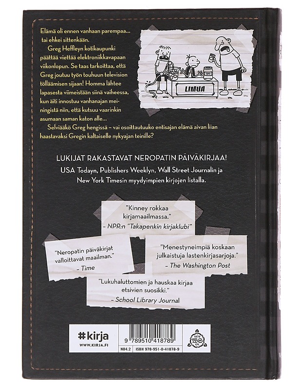 Neropatin päiväkirja / 10 Paluu kivikaudelle - Kinney, Jeff - Nuorten kirjat - 10105560577 - 1
