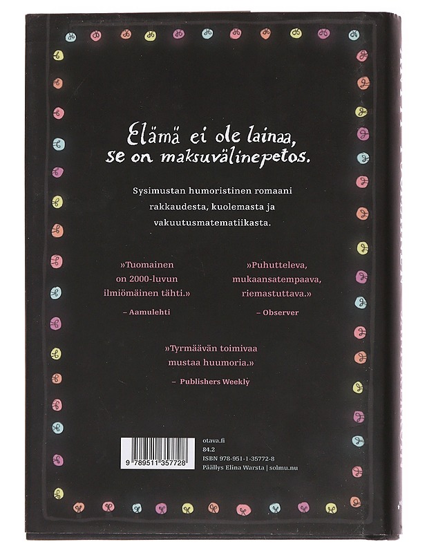 Jäniskerroin / romaani - Antti Tuomainen - Jännitys ja dekkarit - 10105560659 - 1