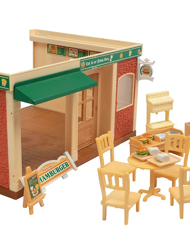 EPOCH Sylvanian Families Hamburger Restaurant leikkisetti - Lasten lelut - 10105560664 - 1