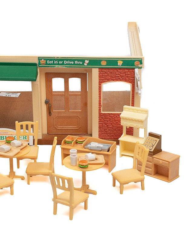 EPOCH Sylvanian Families Hamburger Restaurant leikkisetti - Lasten lelut - 10105560664 - 2