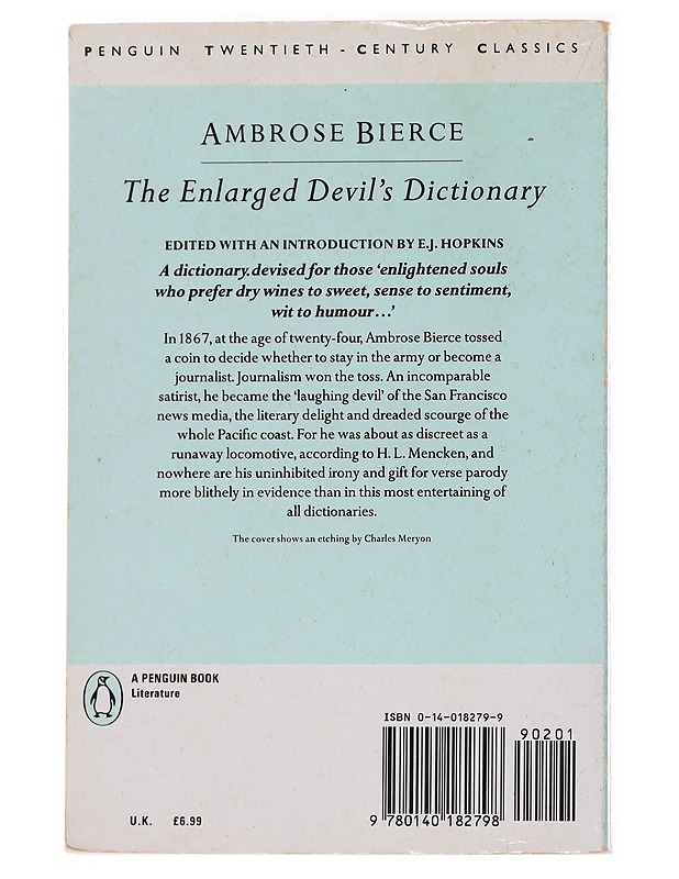 The Enlarged Devil's Dictionary - Ambrose Bierce - Matkaoppaat ja sanakirjat - 10105560698 - 1