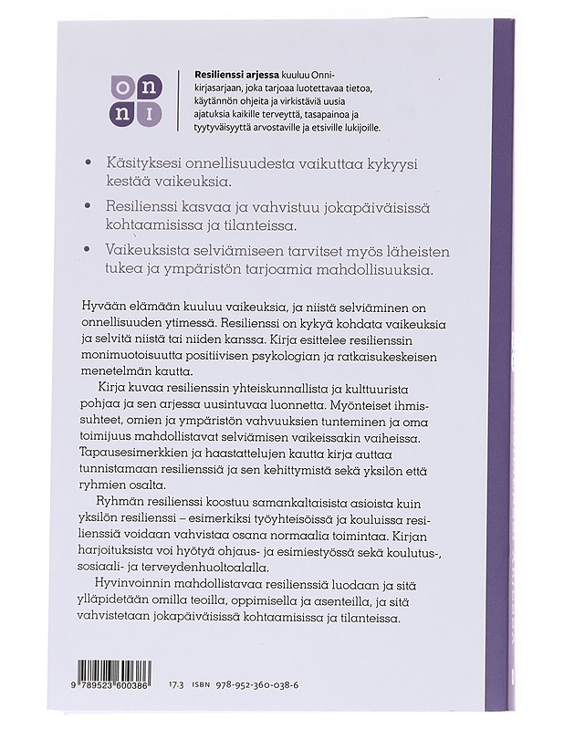 Resilienssi arjessa - Krisse Lipponen - Tietokirjat - 10105560703 - 1