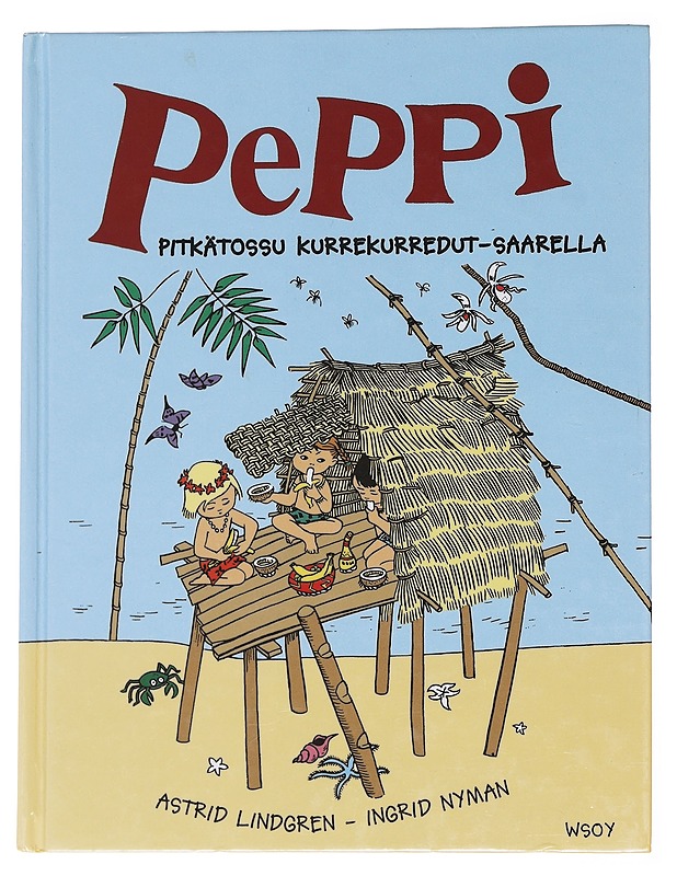 Peppi Pitkätossu Kurrekurredut-saarella - Lindgren, Astrid - Lastenkirjat - 10105560722 - 0