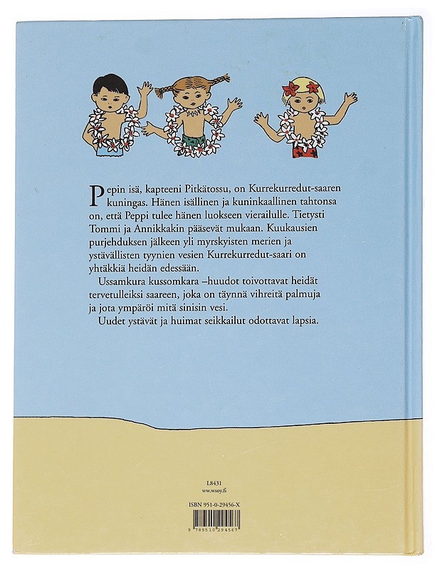 Peppi Pitkätossu Kurrekurredut-saarella - Lindgren, Astrid - Lastenkirjat - 10105560722 - 1