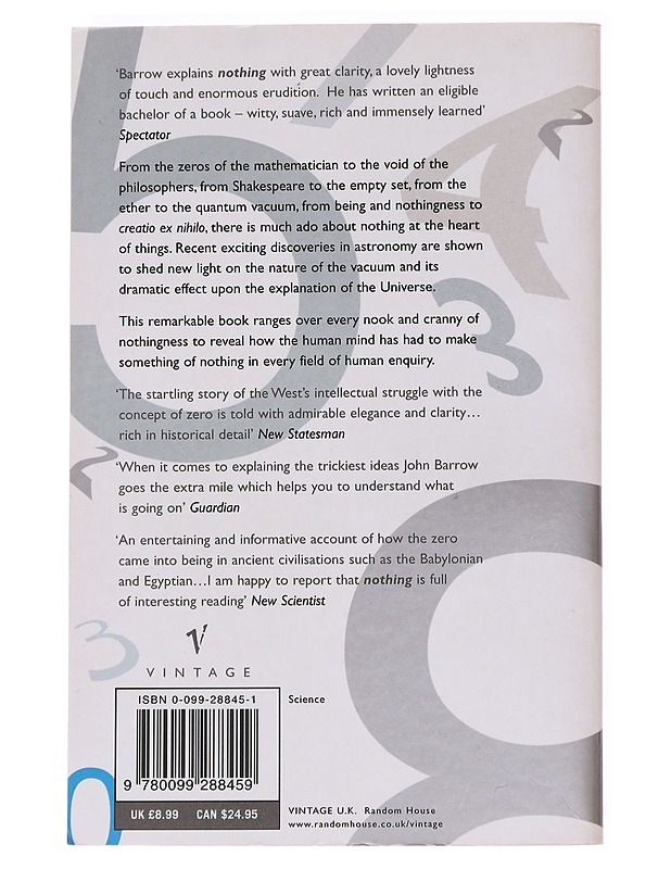 The Book of Nothing - D. Barrow, John - Tietokirjat ja oppaat - 10105560777 - 1