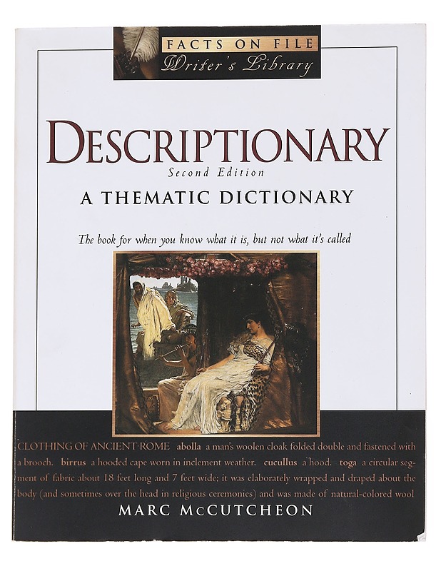 Descriptionary a thematic dictionary - McCutcheon, Marc - Matkaoppaat ja sanakirjat - 10105560799 - 0