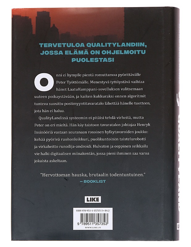 QualityLand - Kling, Marc-Uwe - Fantasia- ja scifi - 10105560845 - 1