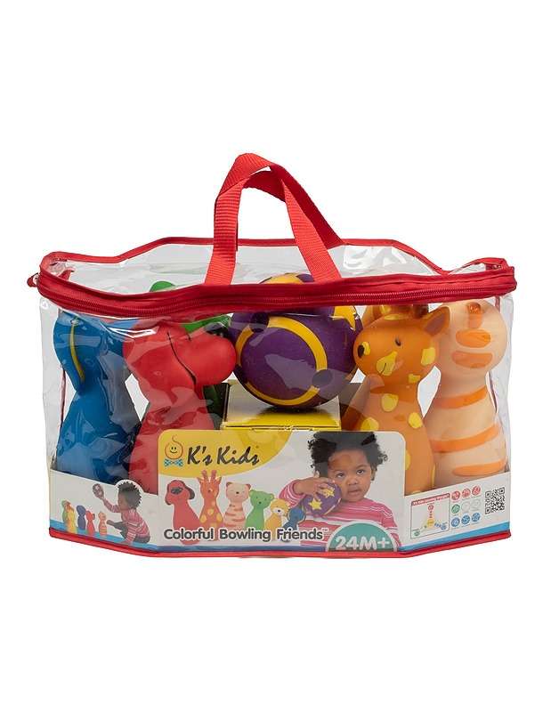 K'S KIDS Colorful Bowling Friends keilapelisetti - Lasten lelut - 10105561023 - 0