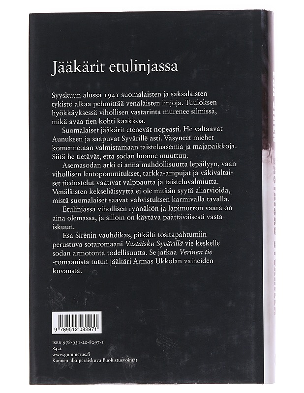Vastaisku Syvärillä - Esa Sirén - Romaanit ja novellit - 10105561018 - 1
