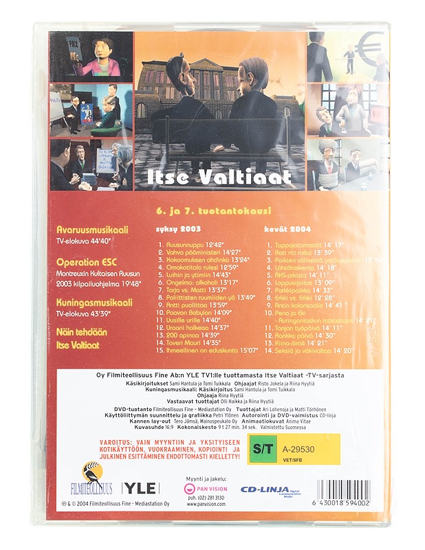 Itse valtiaat : tv-elokuvat - DVD-elokuvat - 10105561112 - 1