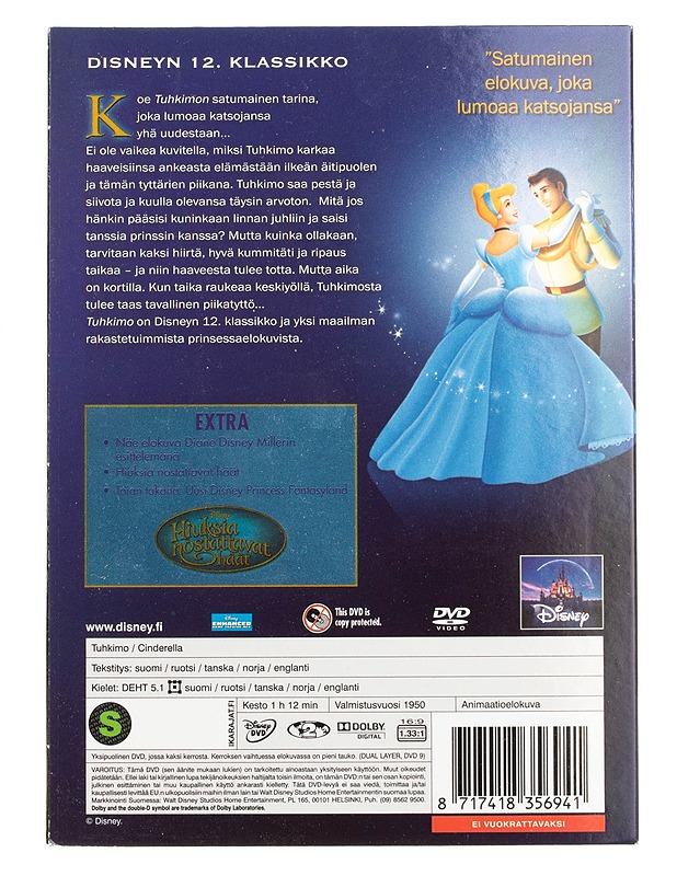Tuhkimo - DVD - DVD-elokuvat - 10105561138 - 1