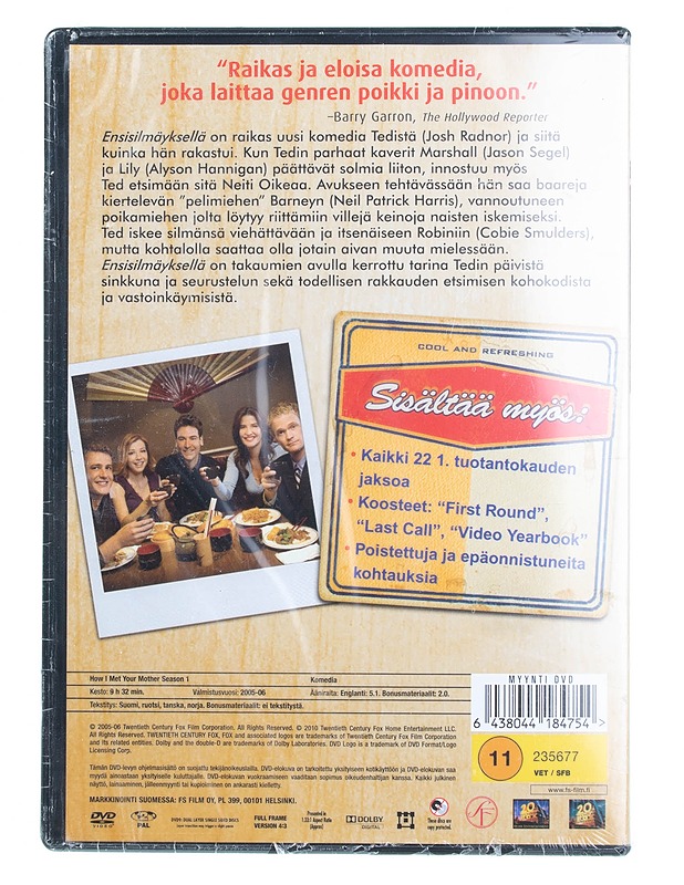 Ensisilmäyksellä : 1. Tuotantokausi - DVD - DVD-elokuvat - 10105561139 - 1