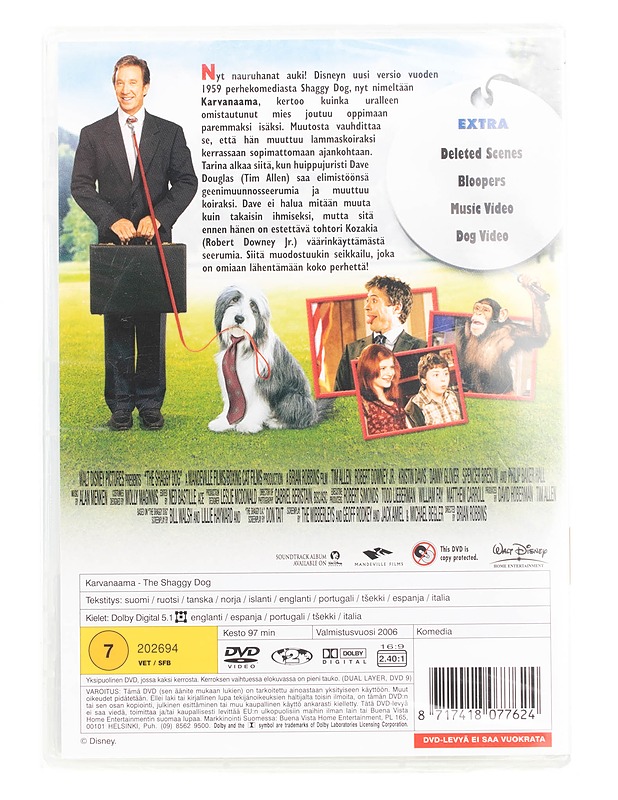 Karvanaama - DVD - DVD-elokuvat - 10105561146 - 1