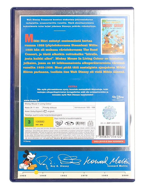 Mickey mouse in living colour - DVD - DVD-elokuvat - 10105561164 - 1