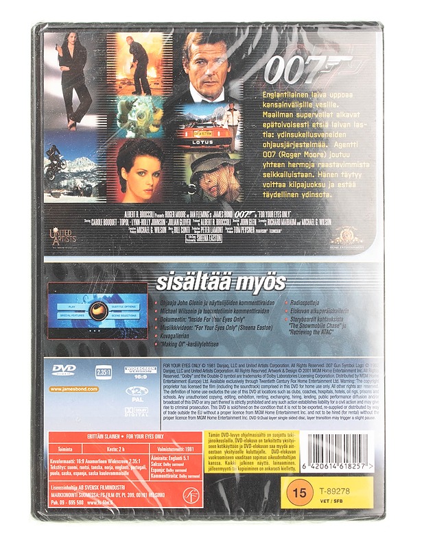 Erittäin salainen : 007 - DVD - DVD-elokuvat - 10105561167 - 1