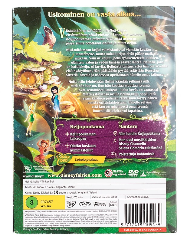 Helinä keiju - DVD - DVD-elokuvat - 10105561200 - 1