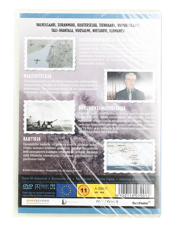 Suomen sodat : Kesän 1944 torjuntataistelut - DVD - DVD-elokuvat - 10105561209 - 1