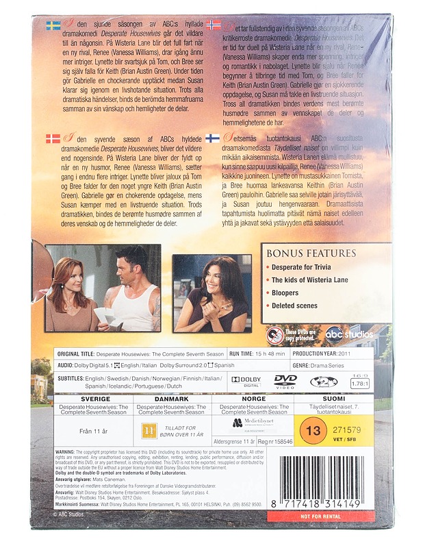Desperate Housewives, 7. tuotantokausi - DVD - DVD-elokuvat - 10105561213 - 1
