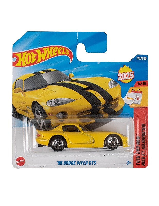 MATTEL Hot Wheels '96 Dodge Viper GTS pikkuauto - Lasten lelut - 10105561308 - 0