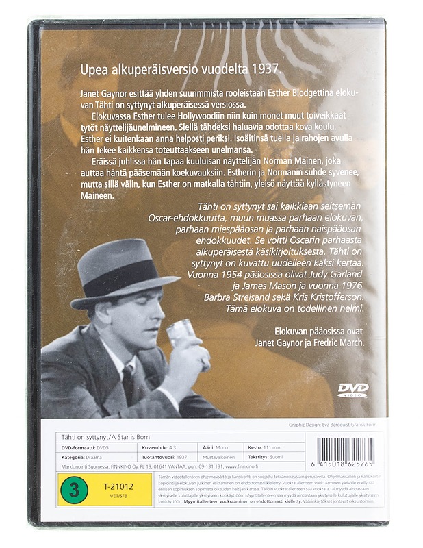 Tähti On Syttynyt - DVD - DVD-elokuvat - 10105561314 - 1