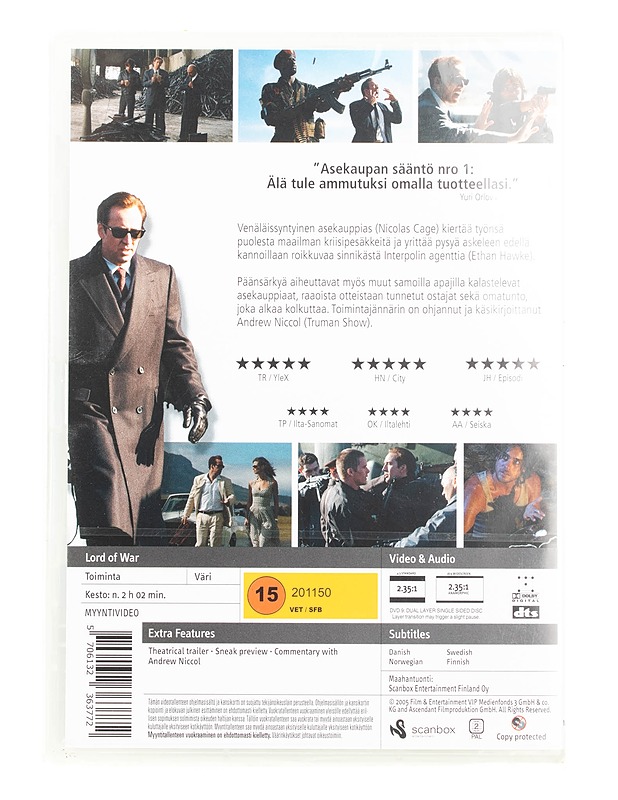 Lord of War - DVD - DVD-elokuvat - 10105561315 - 1