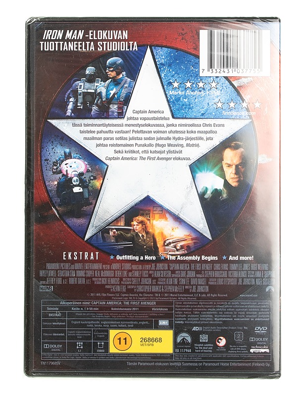 Captain America : The First Avenger - DVD - DVD-elokuvat - 10105561322 - 1