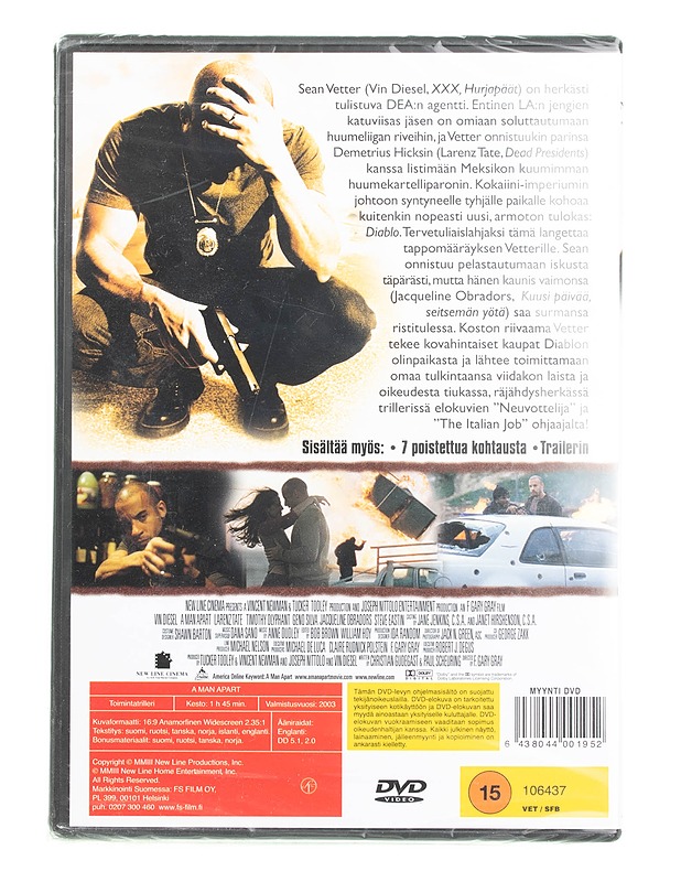 A Man Apart - DVD - DVD-elokuvat - 10105561387 - 1