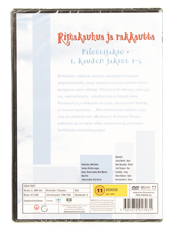 Rimakauhua ja rakkautta, 1 kauden jaksot 1-3 ja pilottijakso - DVD - DVD-elokuvat - 10105561558 - 1