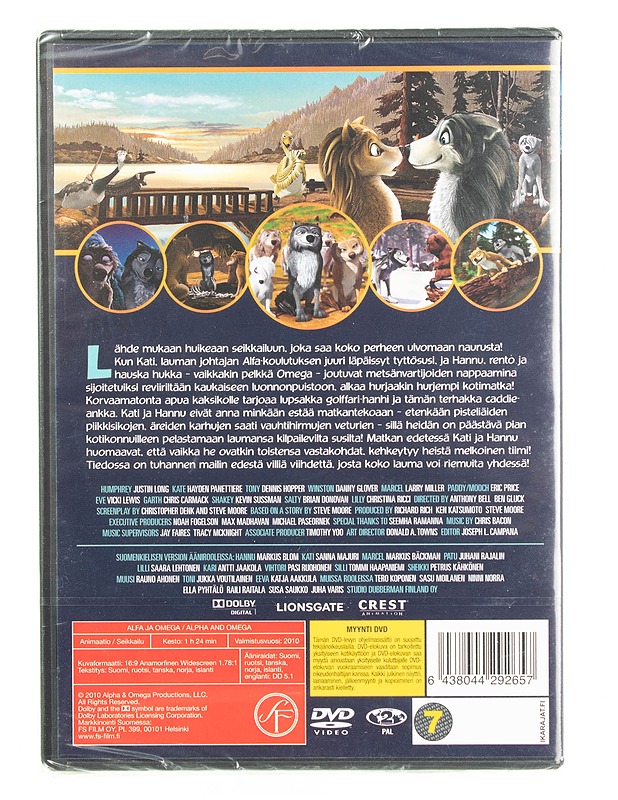 Alfa ja Omega - DVD - DVD-elokuvat - 10105561553 - 1