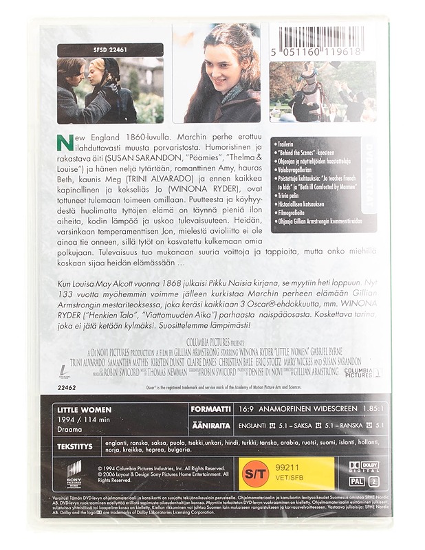 Pikku Naisia - DVD - DVD-elokuvat - 10105561569 - 1