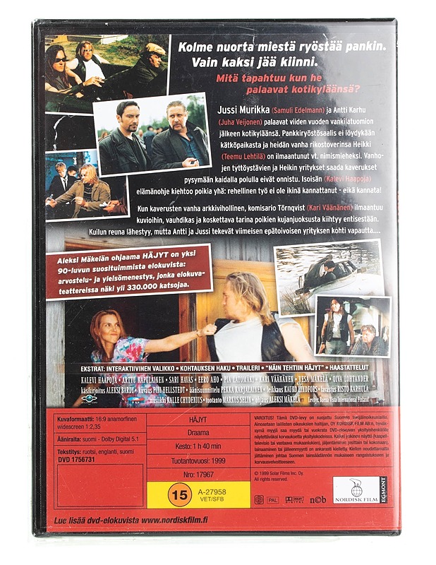 Häjyt - DVD - DVD-elokuvat - 10105561576 - 1