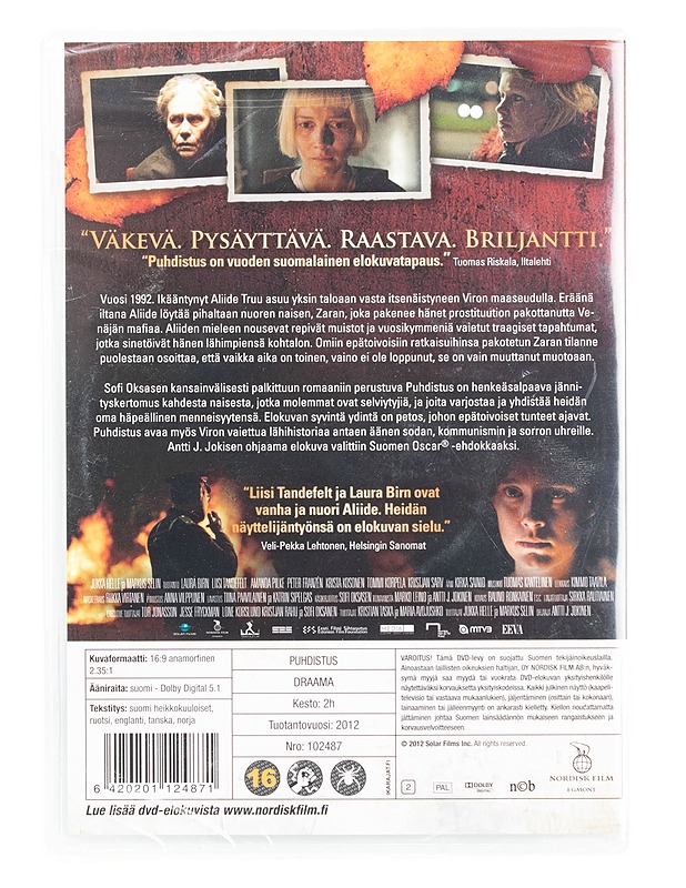 Puhdistus - DVD - DVD-elokuvat - 10105561585 - 1