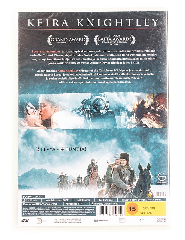 Tohtori Zivago - DVD - DVD-elokuvat - 10105561596 - 1