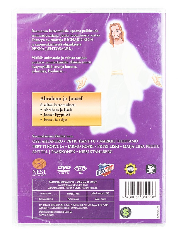 Raamatun kertomuksia Abraham ja Joosef - DVD-elokuvat - 10105561604 - 1
