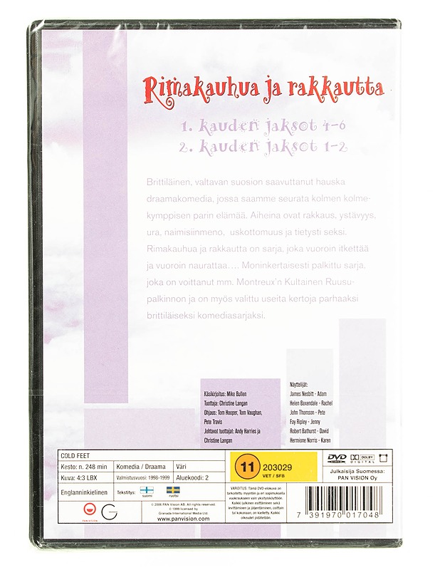 Rimakauhua ja rakkautta 1. kauden jaksot 4-6, 2. kauden jaksot 1-2 - DVD - DVD-elokuvat - 10105561610 - 1