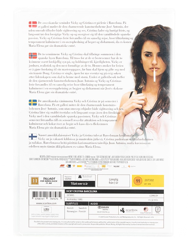 Vicky Cristina Barcelona - DVD - DVD-elokuvat - 10105561626 - 1