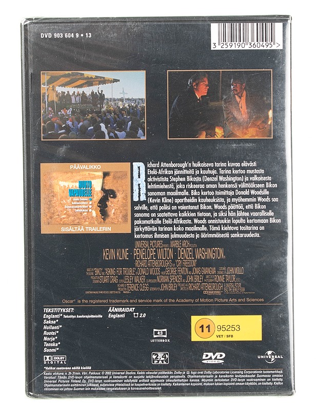 Huuto vapaudelle - DVD - DVD-elokuvat - 10105561631 - 1