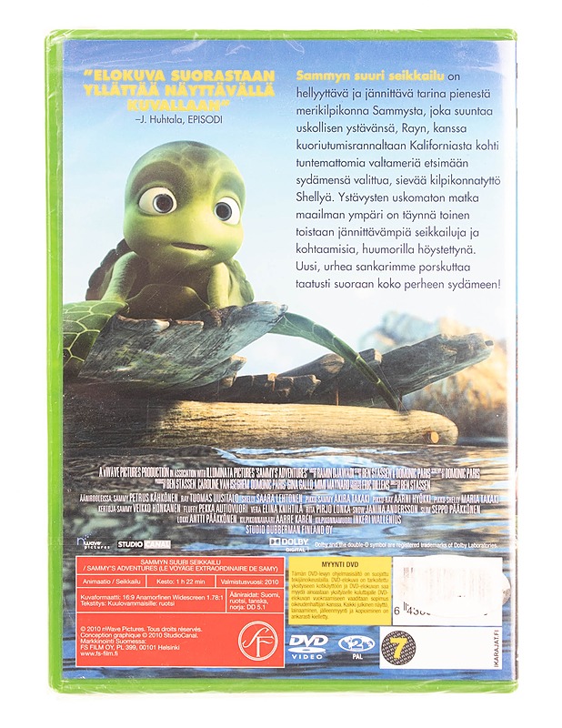 Sammyn suuri seikkailu - DVD - DVD-elokuvat - 10105561655 - 1