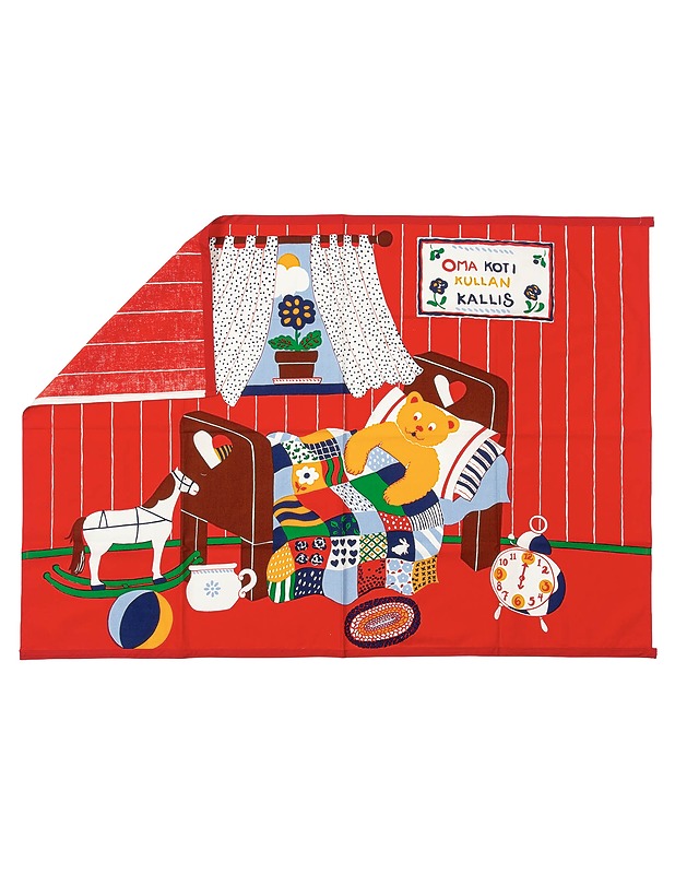 TAMPELLA Huomenta retro kodintekstiili, 125x87 cm - Muut kodintekstiilit - 10105561664 - 0