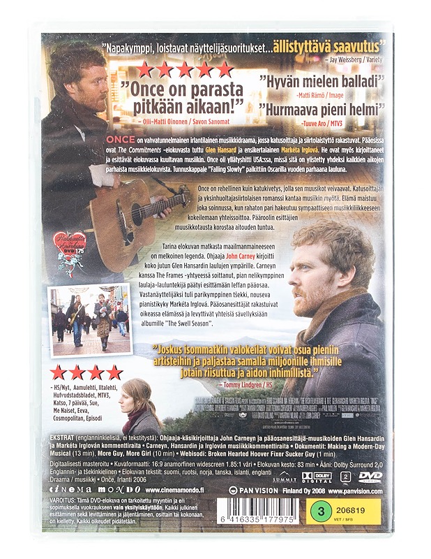 Once - DVD - DVD-elokuvat - 10105561665 - 1