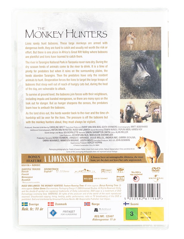 The Monkey Hunters - DVD - DVD-elokuvat - 10105561673 - 1