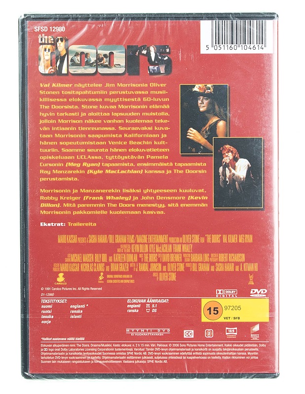 The Doors - DVD - DVD-elokuvat - 10105561685 - 1