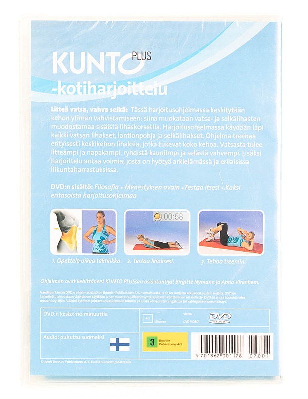 Litteä vatsa, vahva selkä - DVD - DVD-elokuvat - 10105561695 - 1