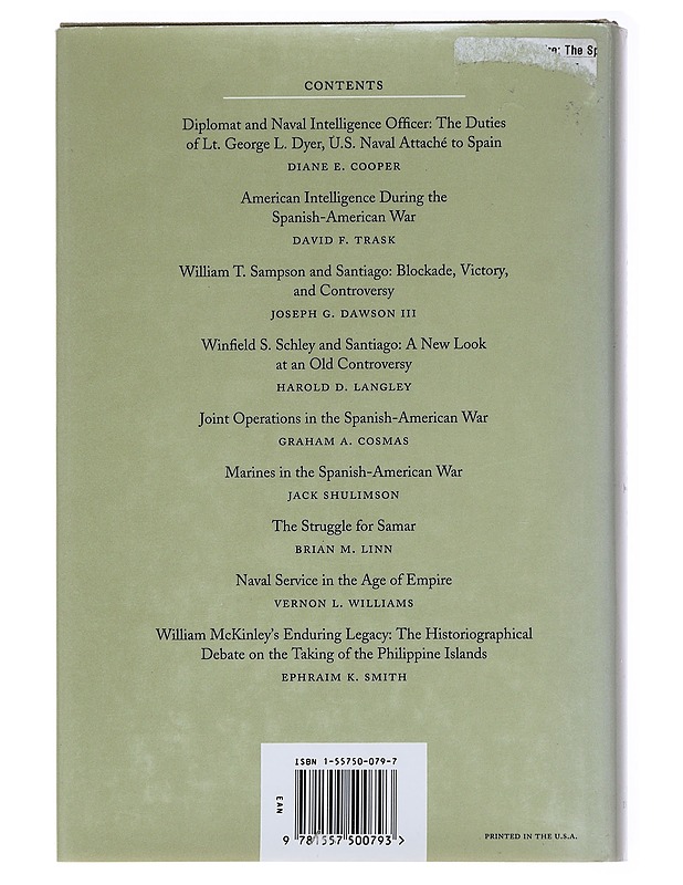 Crucible of Empire: The Spanish-American war & its aftermath - James C. Bradford - Historiakirjat - 10105561739 - 1