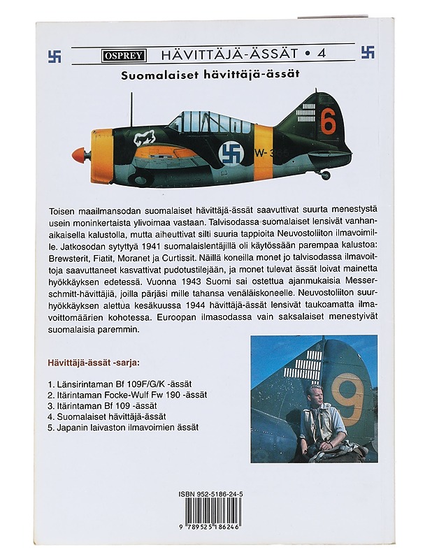 Suomalaiset hävittäjä-ässät - Keskinen, Kalevi - Historiakirjat - 10105561755 - 1