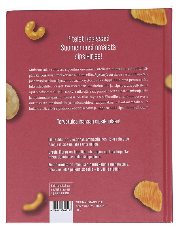 Sipsikirja - Lilli Pukka, Ursula Mursu - Ruokakirjat - 10105561813 - 1