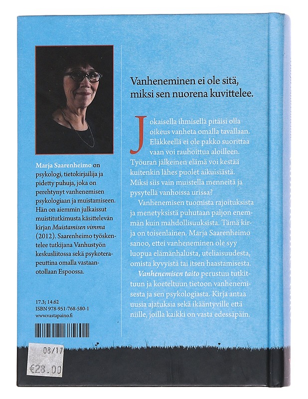 Vanhenemisen taito - Marja Saarenheimo - Tietokirjat ja oppaat - 10105561872 - 1